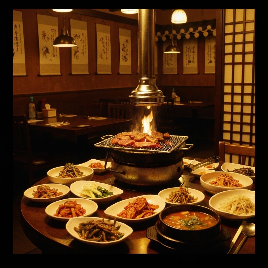 Мы посетили корейскую барбекюшную: фотоотчёт